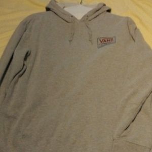 Vans hoodie xl grey